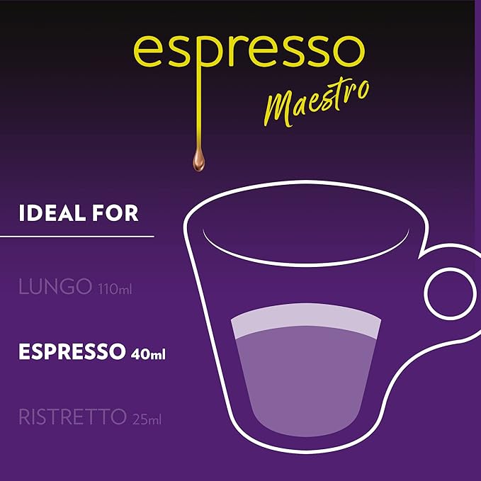 Lavazza Espresso Maestro Intenso Aluminum Capsules Compatible with Nespresso* Original Machines, Medium-Dark Espresso Roast, Arabica and Robusta (10 Count)(Pack of 12)
