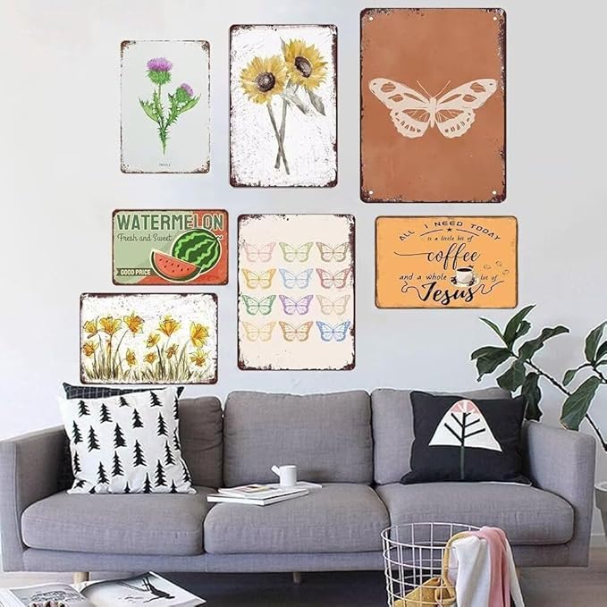 Spice Knowledge Metal Tin Signs Types of Spices Funny Poster Cafe Living Room Bathroom Toilet Kitchen Home Art Wall Decor Plaque Gift 12x16 Inch - Image 4