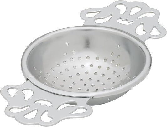 HIC Kitchen Premium Perforated English Tea Strainer - Japanese Stainless Steel Loose Tea Infuser, Universal Fit for Mugs and Cups, Perfect for Black Green Oolong Herbal Tea