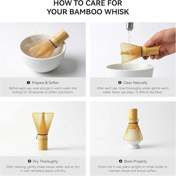 Premium Bamboo Matcha Whisk (Chasen) – 2-Pack Handcrafted Traditional 100-Prong Japanese Tea Whisk for Ceremonial Matcha & Modern Lattes (2-Pack)