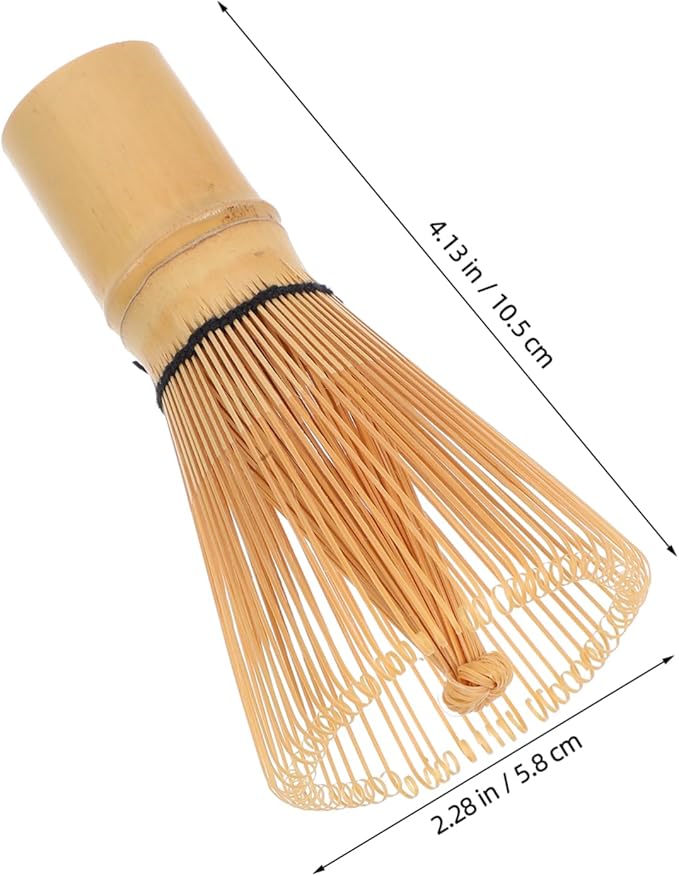 Cabilock 80pieces Matcha Bamboo Whisk Traditional Japanese Chasen Tool for Authentic Tea Ceremony Natural Bamboo Construction Easy to Clean for Matcha Preparation