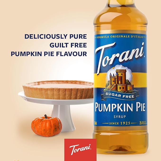 Torani Sugar Free Pumpkin Pie Syrup, 750 ml - Image 2
