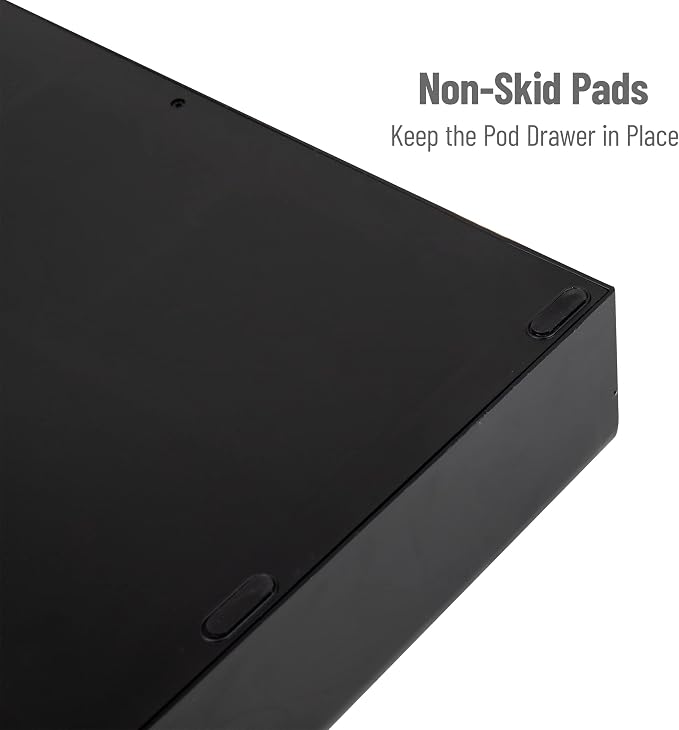 Mind Reader Single Serve Coffee Pod Drawer, 36 Pod Capacity, Countertop Organizer, Breakroom, 12.75"L x 13"W x 3"H, Black (Pack of 6) - Image 4