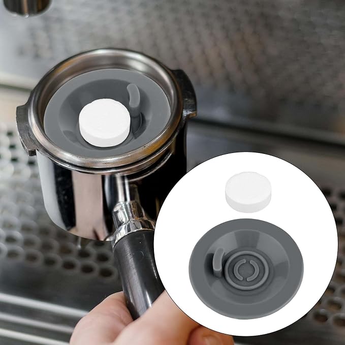 2pcs Espresso Cleaning Discs & 12pcs Cleaning Tablets Compatible with Ninja Luxe Coffee Machine, Silicone 54mm/2.13in Espresso Backflush Disc Tablets - Image 5