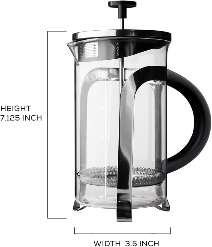 aerolatte French Press Coffee Maker, Brews 5 Servings, 20-Ounce