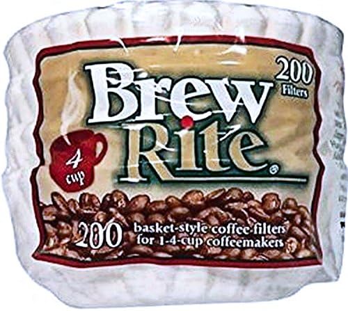 4 Cup Coffee Basket Disposable Filters - 400 Ct