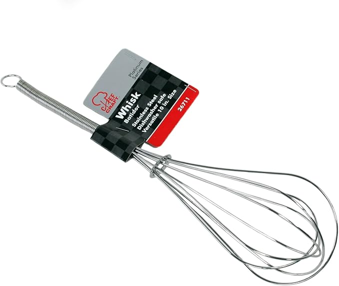 Chef Craft Select Sturdy Whisk, 10 inch, Stainless Steel