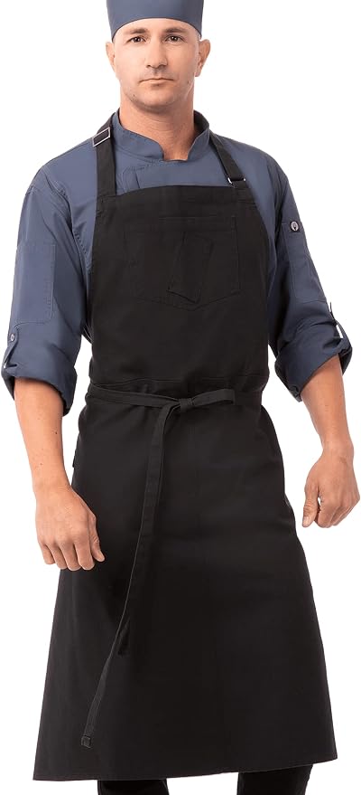 Chef Works Unisex Rockford Chefs Bib Apron by ChefWorks