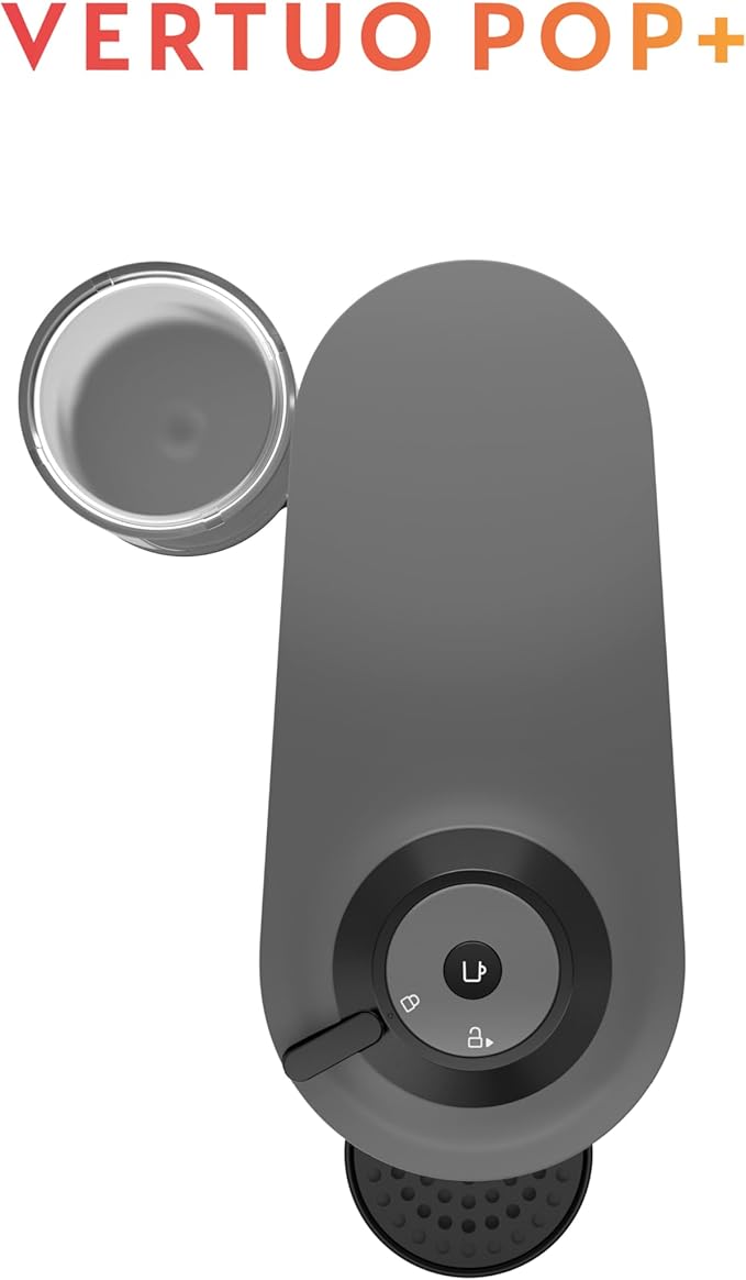 Nespresso Vertuo Pop+ Coffee and Espresso Maker by Breville, Dark Grey