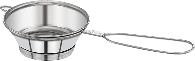 Stainless Steel Pouring Funnel Oil Bottle Strainer Jam Filter for Kitchen,Baby Feeding Bottle Strainer,1 Piece