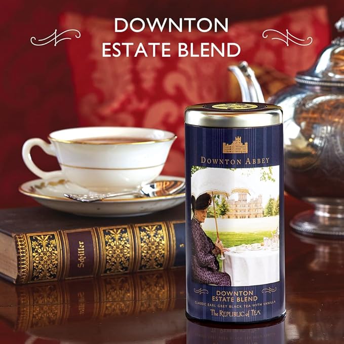 The Republic of Tea Downton Abbey® Estate Blend Tea, 36 Tea Bags (Pack of 2)