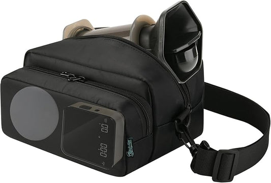 Beautyflier Travel Storage Bag Compatible with AeroPress Original Coffee Press, Microfilters, Mini Scale, Durable Organizer Case for Portable Coffee Maker, Fits Travel, Camping (Bag Only)