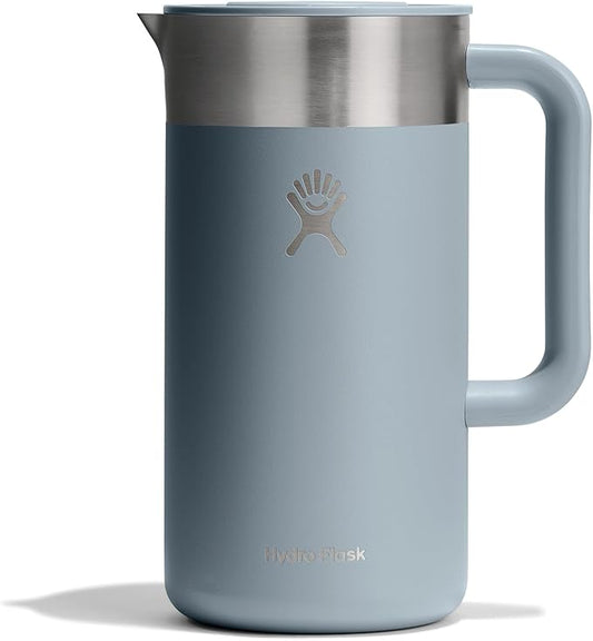 Hydro Flask French Press- Insulated Stainless Steel Coffee Maker, Camping and Outdoors Shale Gray