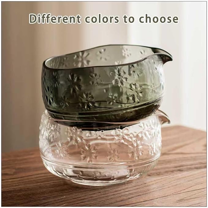 Matcha Whisk Set, Glass Matcha Kit Set Includes Matcha Bowl, Matcha Whisk and Holder, Bamboo Scoop, Scoop Rest, Sifter and Tea Towel - 7 Pcs Matcha Kit for Matcha Lovers (Glass Clear)