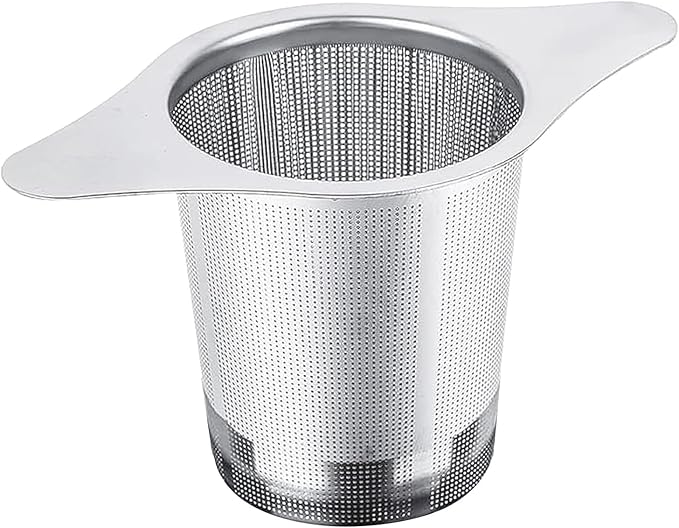 Stainless Steel Tea Infuser, Large Capacity Tea Steeper Basket Filter for Mugs, Teapots, Cups