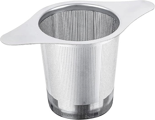 Stainless Steel Tea Infuser, Large Capacity Tea Steeper Basket Filter for Mugs, Teapots, Cups