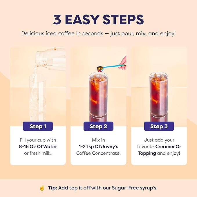 Coffee Concentrate - Cold Brew Coffee, Perfect for Hot or Iced Instant Coffees, Hot Drinks, Cold Brew Concentrate, 35 Servings - Caramel