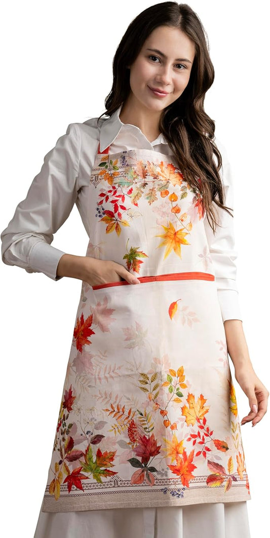 Maison d' Hermine 100% Cotton Apron for women with Pocket Kitchen Chef Apron for Men Cooking Mothers Day Gifts by MaisondHermine