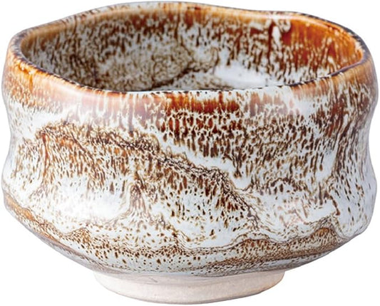 Japanese Traditional Handcrafted Matcha Chawan Tea Bowl Cup Ceremony Tableware Pottery (Ame Yuu)