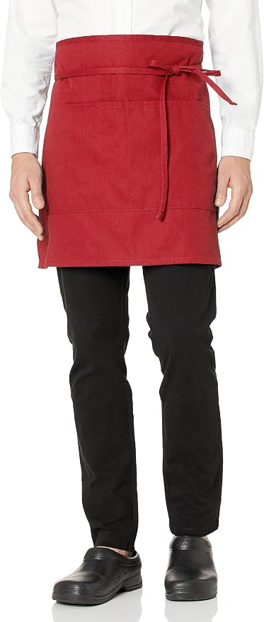 Uncommon Threads Unisex Half Waist Apron with Two Pockets by Uncommon+Threads