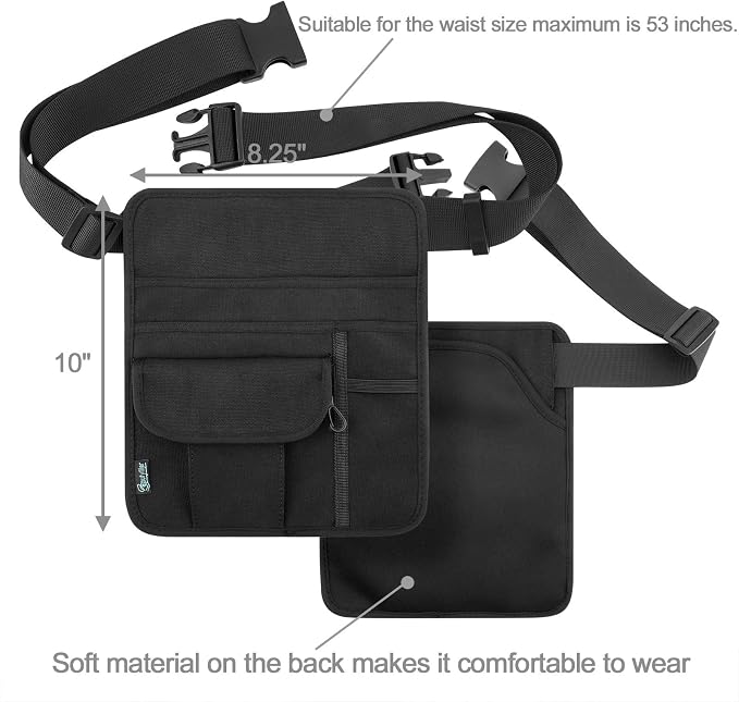 Beautyflier Premium Quality Waiter/Maid Waist Money Pouch - Restaurant/Hotel Bar Apron Bag With Adjustable Belt - Image 3