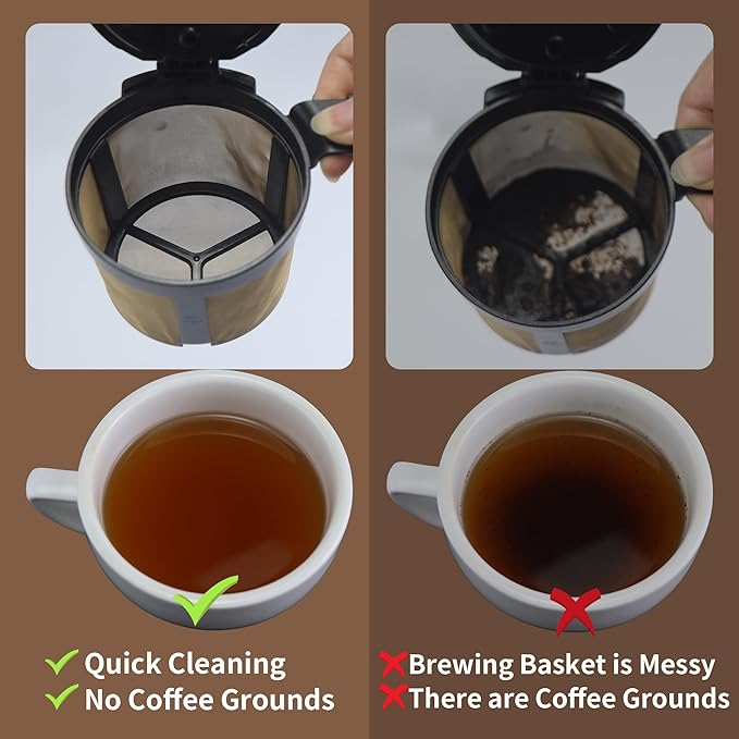 Disposable Coffee Paper Filters for Ninja Pod & Grounds Specialty Single-Serve Coffee Maker, 250 Pcs Coffee Filter Compatible with Ninja PB051 PB041 Coffee Maker
