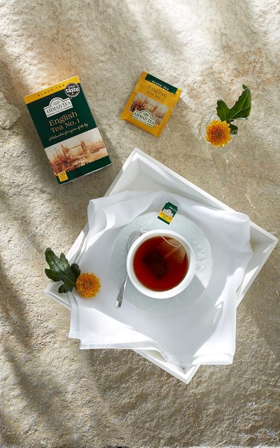 Ahmad Tea English Tea No. 1 Black Tea (20 Teabags) (Pack of 2)