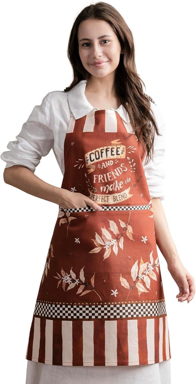 Maison d' Hermine 100% Cotton Apron for women with Pocket Kitchen Chef Apron for Men Cooking Mothers Day Gifts by MaisondHermine