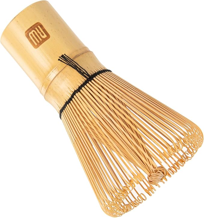 Restaurantware Dojo 2.3 Inch x 4.1 Inch Matcha Whisk 1 Durable Matcha Brush - For Traditional Tea Ceremonies Heat-Resistant Natural Bamboo Matcha Stirrer Sustainable