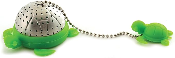 Norpro NOR-5647 S/S Turtle Tea Infuser , Green , 2" x 2" x 1.25"