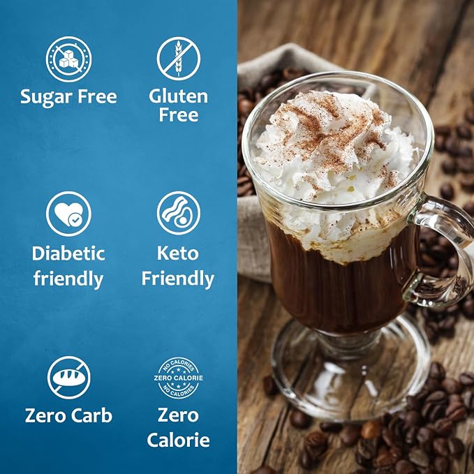 Syruvia Sugar Free Coffee Syrup, Irish Cream Flavored Syrup for Drinks, Lattes, and Desserts – 25.4 fl oz, With Pump - Image 4
