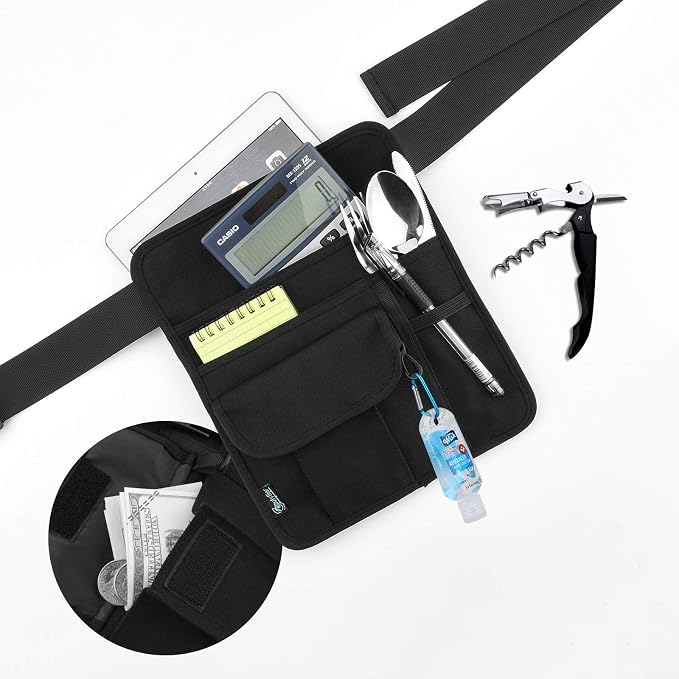 Beautyflier Premium Quality Waiter/Maid Waist Money Pouch - Restaurant/Hotel Bar Apron Bag With Adjustable Belt - Image 6