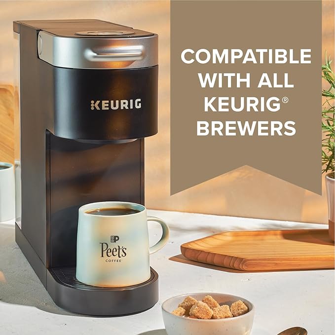 Peet's Coffee, Keurig K-Cup Pods Dark Roast Variety Pack, 100% Arabica Coffee - Major Dickason's Blend, French Roast, Organic Alma De La Tierra, House Blend, 40 Count (4 Boxes of 10 K-Cup Pods)