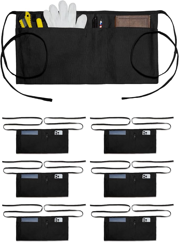 Canvas Work Waist Apron with 3 Pocket by Unknown