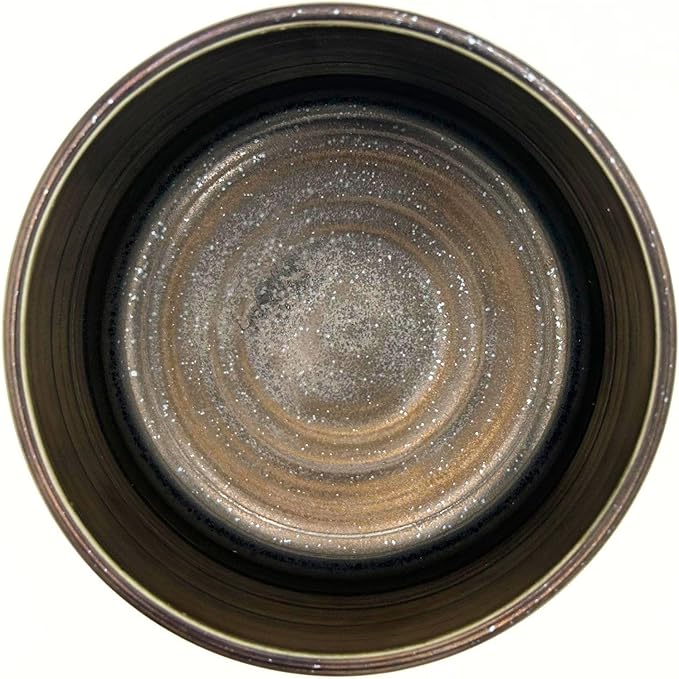 Product of Gifu Japan Ceramic Matcha Bowl – Handmade Chawan Matcha Bowl, Japanese Bowl, Smoky Bronze, 21.1 oz, 620ml