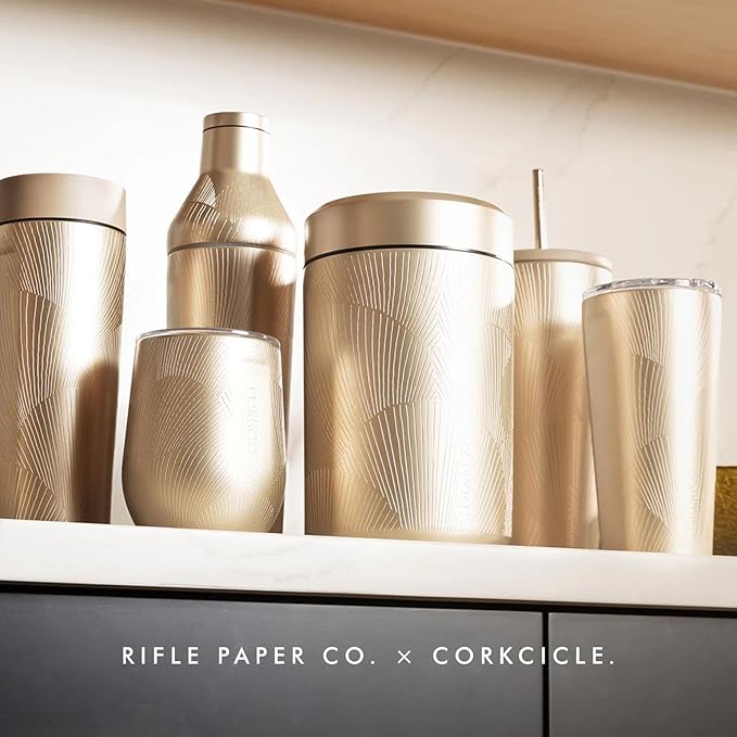 Corkcicle Keep Fresh Canister - Preserves Freshness for Coffee Beans & Pantry Items - Airtight Seal - Internal Air Compressor - BPA-Free - Gift for Coffee Lovers - Champagne Dreams