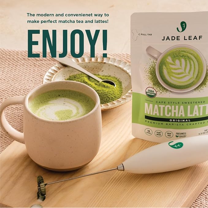 Jade Leaf Matcha - Stainless Steel Measuring Whisk Utencil Scoop - Perfect 1g (1/2 teaspoon) Serving of Green Tea Powder - Great Gift for Matcha Lovers