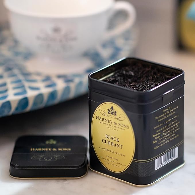 Harney & Sons Black Currant Loose Leaf Tea, 4 ounce tin