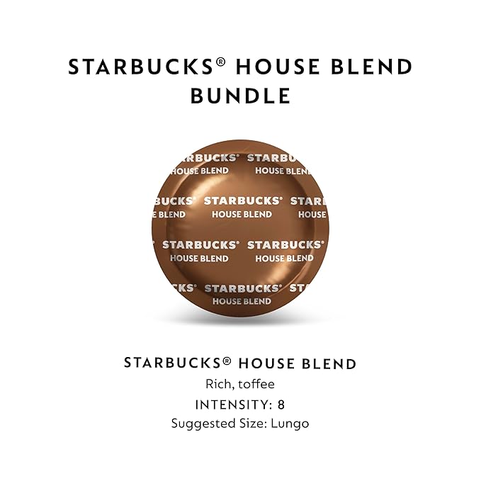 Nespresso Professional Coffee Capsules, Starbucks® House Blend Coffee Bundle, 150-Count Coffee Capsules