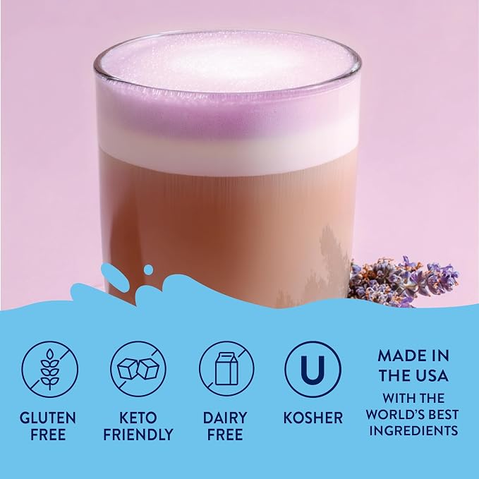 Jordan's Skinny Mixes Sugar Free Syrup, Lavender, Fruit Flavored Water Enhancer, Drink Mix for Iced Tea, Lemonade, Drinks, Low Calorie Water Flavoring, Dairy & Gluten Free Kosher, 25.4 Fl Oz - Image 4