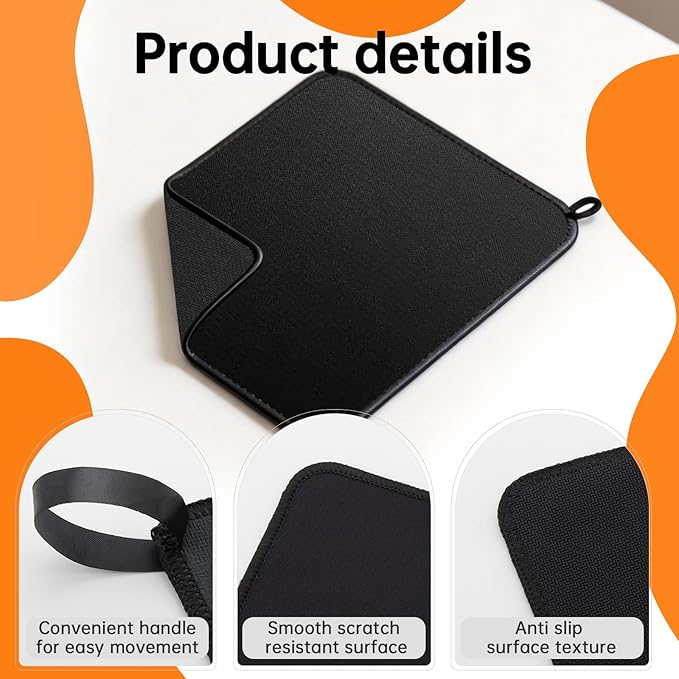 Sliding Mat Compatible with Cuisinart Coffee Maker 14 cup (8.26"×9.5")- Smooth Glide with Anti-Slip Base - Perfect Accessories Fit for Cuisinart 14 Cup Coffee Maker