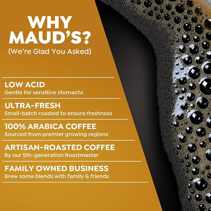 Maud's Caramel Popcorn Flavored Coffee Pods, 18 ct, Medium Roast Flavored Coffee in Single Serve Pods – 100% Arabica Beans, Compatible with Keurig K Cups Maker - Image 4