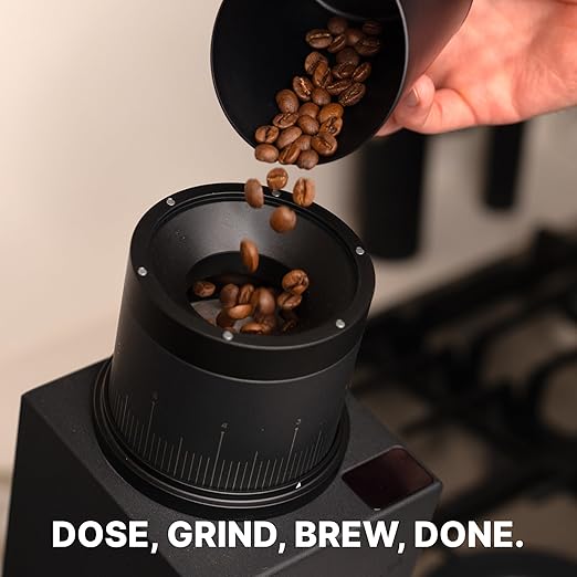 Subminimal Subscale Digital Dosing Cup with LED Display – Sleek & Precise Scale - Dosing & Brewing Accessories, Measures Coffee Grounds for Espresso - Black