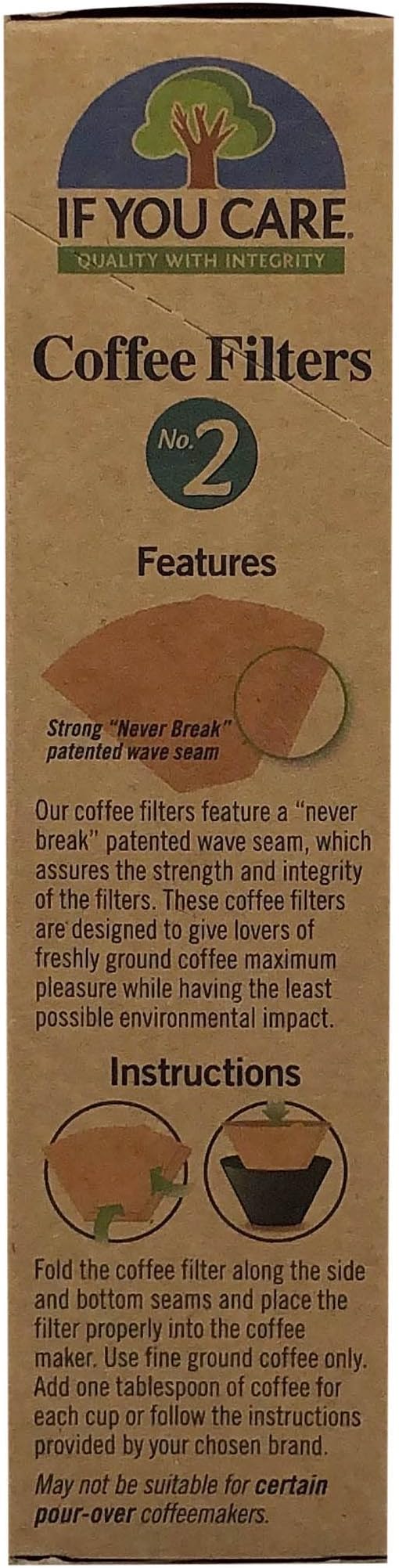 IF YOU CARE No. 2 Coffee Filters, 100 CT