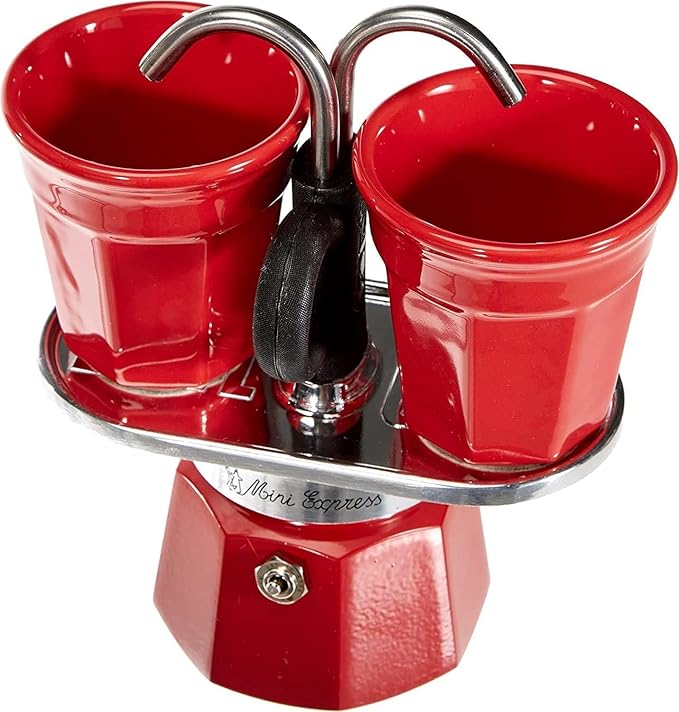 0007303, Bialetti SET MINI EXPRESS, 8006363030489, 2 cups,Red