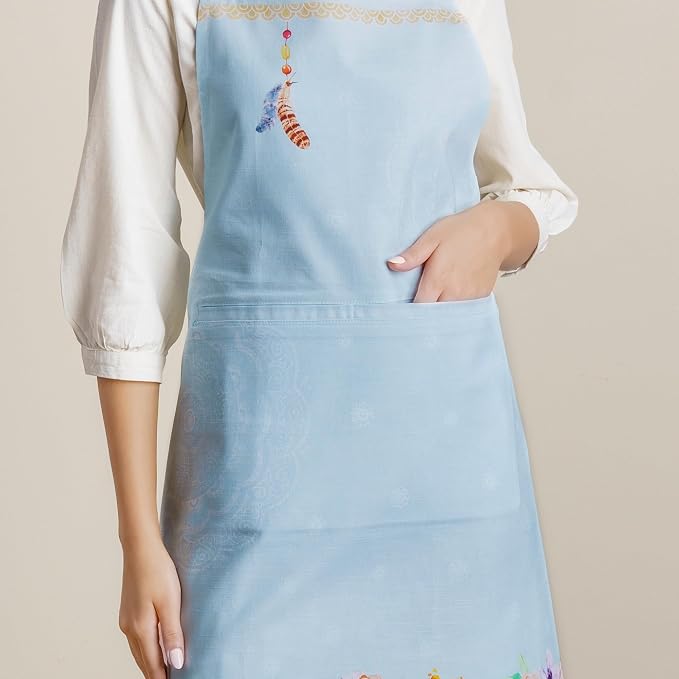 Maison d' Hermine 100% Cotton Apron for women with Pocket Kitchen Chef Apron for Men Cooking Mothers Day Gifts - Image 8