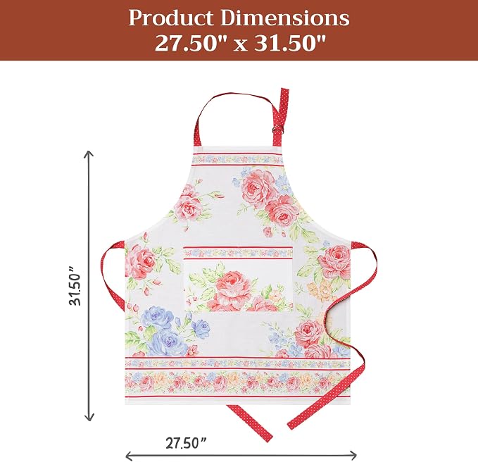 Maison d' Hermine 100% Cotton Apron for women with Pocket Kitchen Chef Apron for Men Cooking Mothers Day Gifts - Image 7