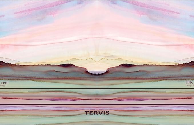 Tervis Traveler Inkreel - Sunrise Kaleidoscope Made in USA Double Walled Insulated Tumbler Travel Cup Keeps Drinks Cold & Hot,