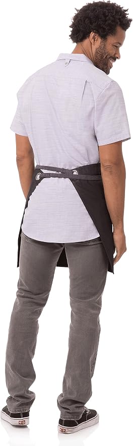 Chef Works Unisex Boulder Half Bistro Apron - Image 3