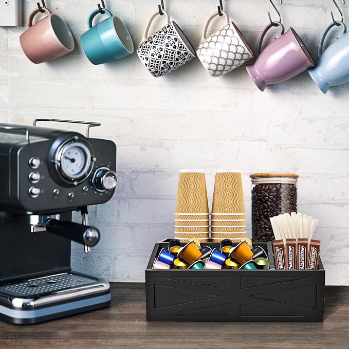 Coffee Station Organizer for Countertop, Coffee Bar Accessories Storage, Syrup Holder - Image 7